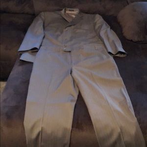 Pinstripe suit